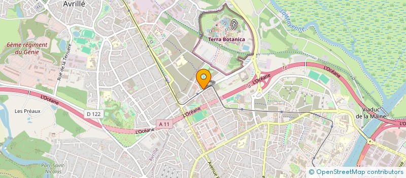 localisation de l'entreprise EFFI JURIS à ANGERS