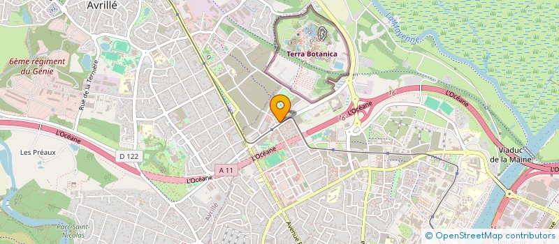 localisation de l'entreprise EFFI JURIS IMMO à ANGERS