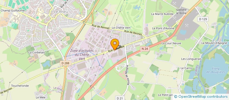 localisation de l'entreprise EFFI'OUEST CONSEILS  ANGERS