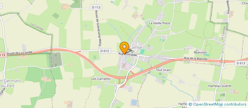 localisation de l'entreprise EFFI PAC  LA CAMBE