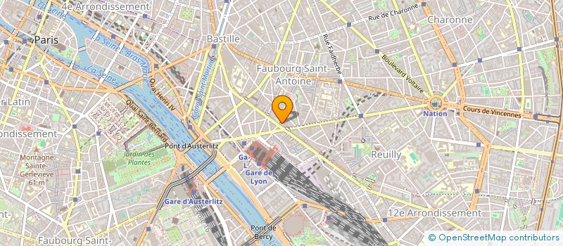 localisation de l'entreprise EFFIA CHARENTON  PARIS