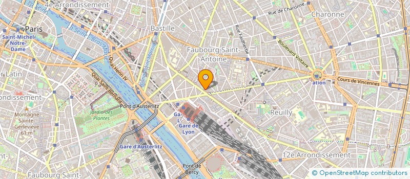 localisation de l'entreprise EFFIA CHU SAINT ETIENNE  PARIS