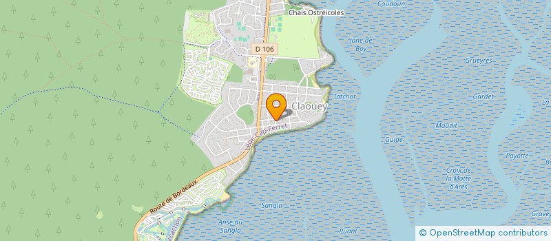 localisation de l'entreprise EFFIBAT FONCIER INVEST à LEGE-CAP-FERRET