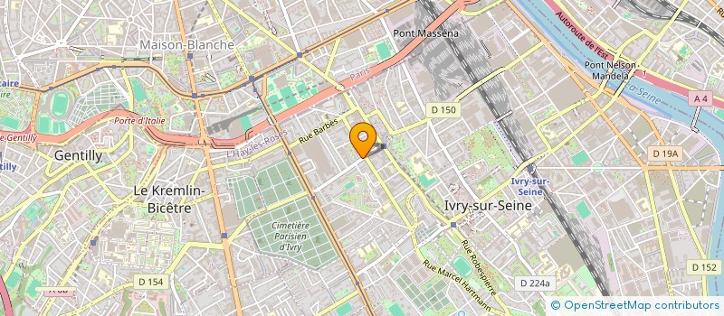 localisation de l'entreprise EFFICACE à IVRY-SUR-SEINE