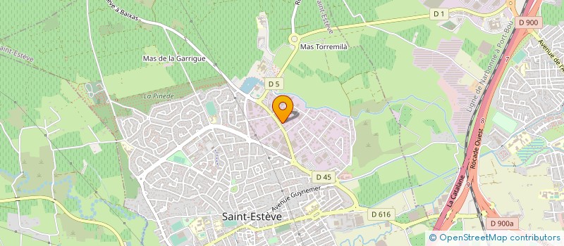 localisation de l'entreprise EFFICACE 66  SAINT-ESTEVE