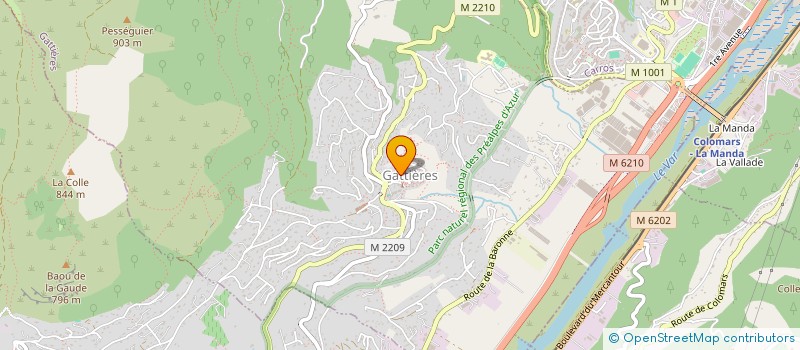 localisation de l'entreprise EFFICACE  GATTIERES