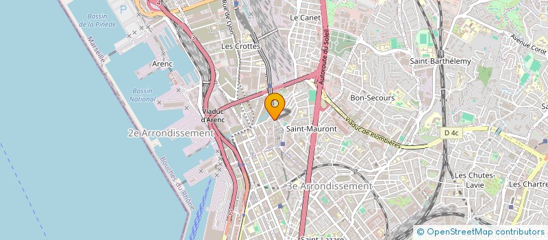 localisation de l'entreprise EFFICACE IN BULDING à MARSEILLE
