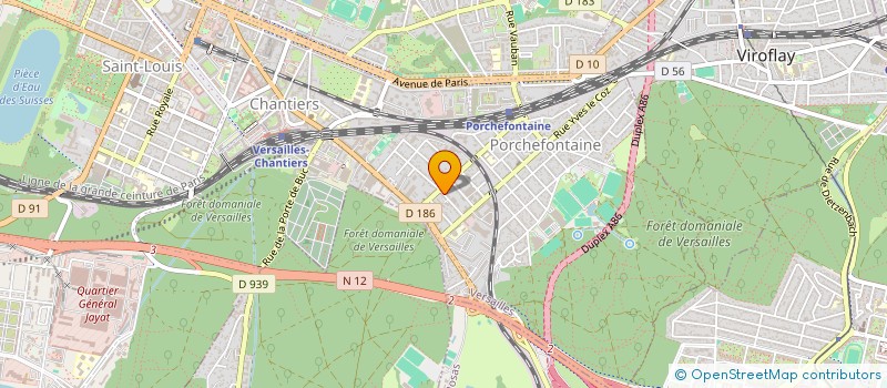 localisation de l'entreprise EFFICADE à VERSAILLES