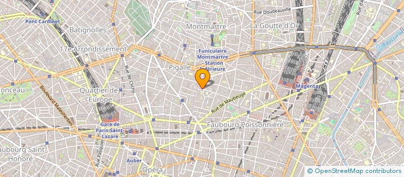 localisation de l'entreprise EFFICALL  PARIS 9