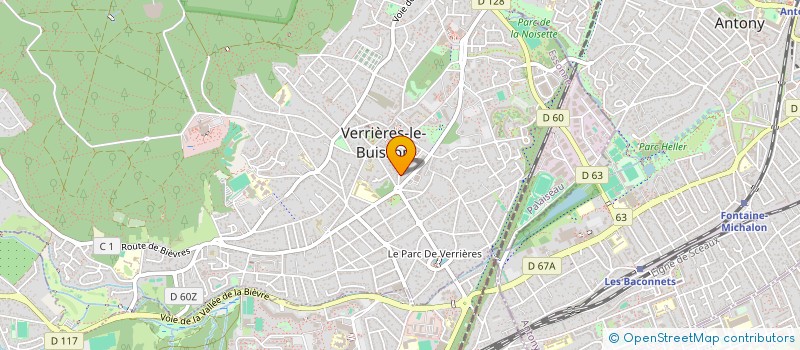 localisation de l'entreprise EFFICAS à VERRIERES-LE-BUISSON
