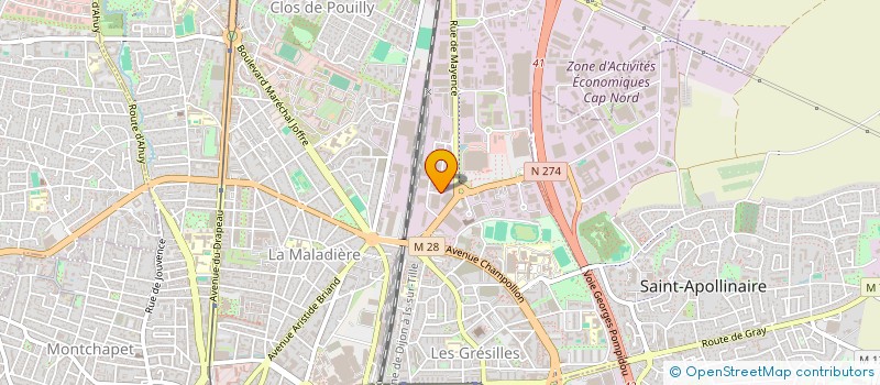 localisation de l'entreprise EFFICASH  CILAOS