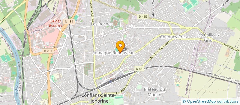 localisation de l'entreprise EFFICASTOR  CONFLANS-SAINTE-HONORINE