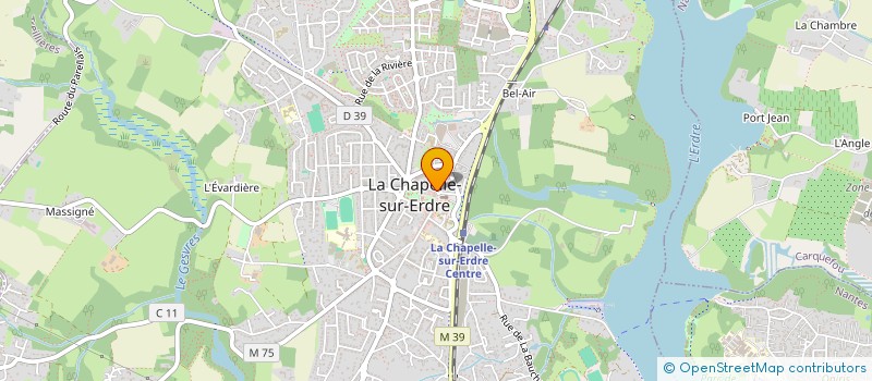 localisation de l'entreprise EFFICIENCE  LA CHAPELLE-SUR-ERDRE