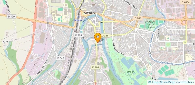 localisation de l'entreprise EFFICIENCE 77 à MEAUX