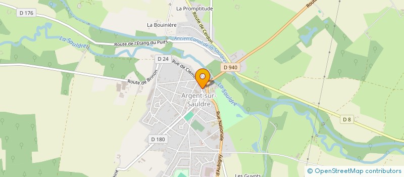 localisation de l'entreprise EFFICIENCE  ARGENT-SUR-SAULDRE