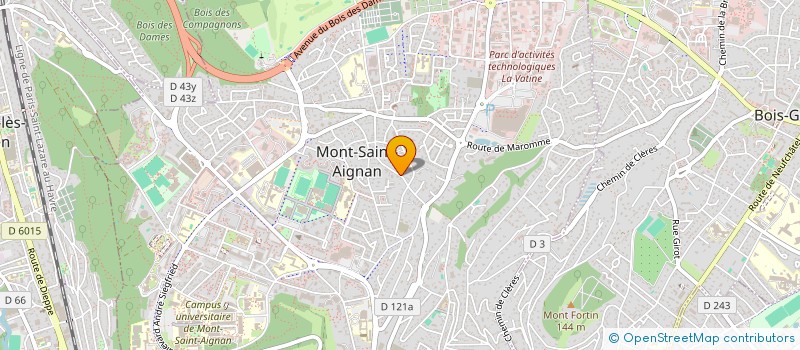 localisation de l'entreprise EFFICIENCE à MONT-SAINT-AIGNAN