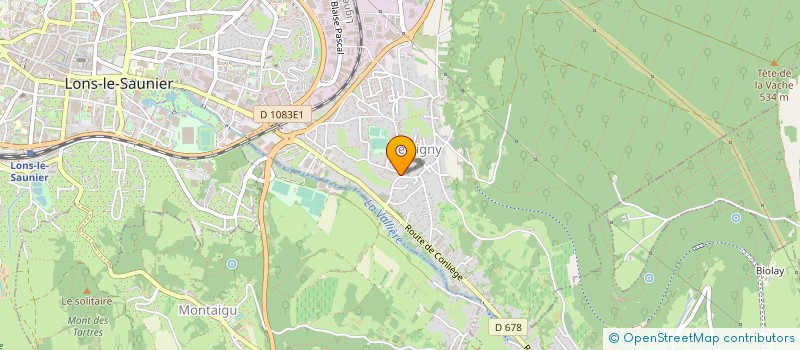 localisation de l'entreprise EFFICIENCE ARCHITECTURES  VERNANTOIS