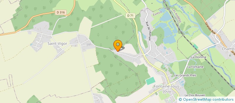 localisation de l'entreprise EFFICIENCE BY DESIGN  FONTAINE-SOUS-JOUY