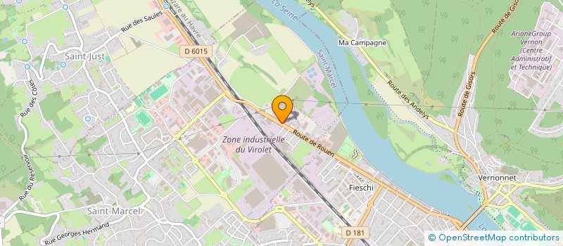 localisation de l'entreprise EFFICIENCE COMMUNICATION  SAINT-MARCEL