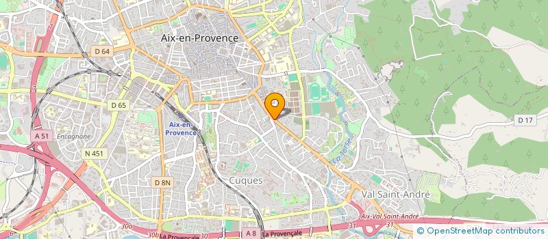 localisation de l'entreprise EFFICIENCE COMMUNICATION AGENCY  AIX-EN-PROVENCE