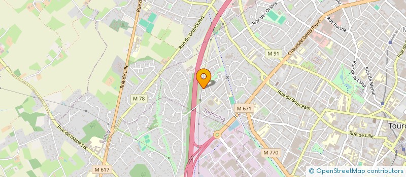 localisation de l'entreprise EFFICIENCE CONSEIL à TOURCOING