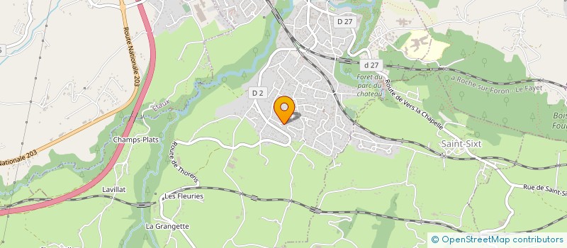 localisation de l'entreprise EFFICIENCE I  LA ROCHE-SUR-FORON