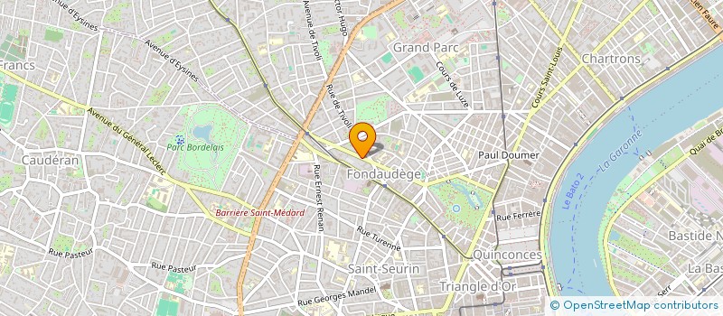 localisation de l'entreprise EFFICIENCE INGENIERIE  BORDEAUX