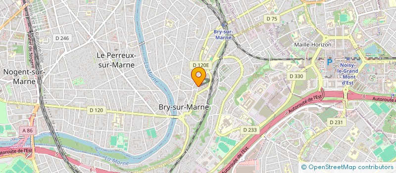 localisation de l'entreprise EFFICIENCE INVEST  BRY-SUR-MARNE