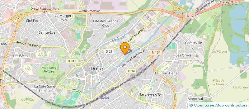 localisation de l'entreprise EFFICIENCE LASER à DREUX
