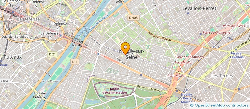 localisation de l'entreprise EFFICIENCE PARIS OUEST à NEUILLY-SUR-SEINE