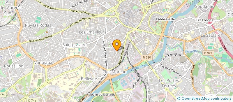localisation de l'entreprise EFFICIENCE PREVENTION à LIMOGES