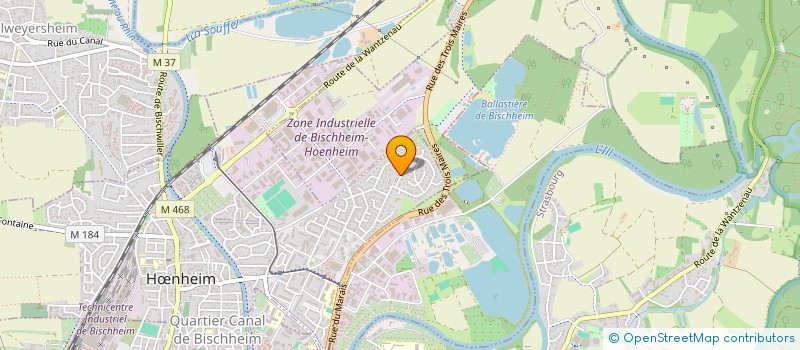 localisation de l'entreprise EFFICIENCE PUBLIQUE  HNHEIM