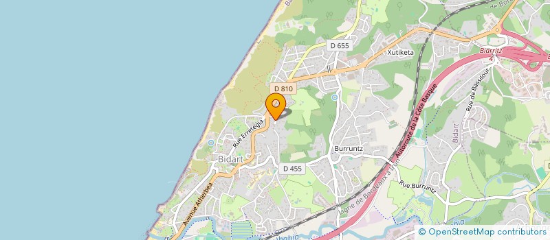 localisation de l'entreprise EFFICIENCE RENO à BIDART