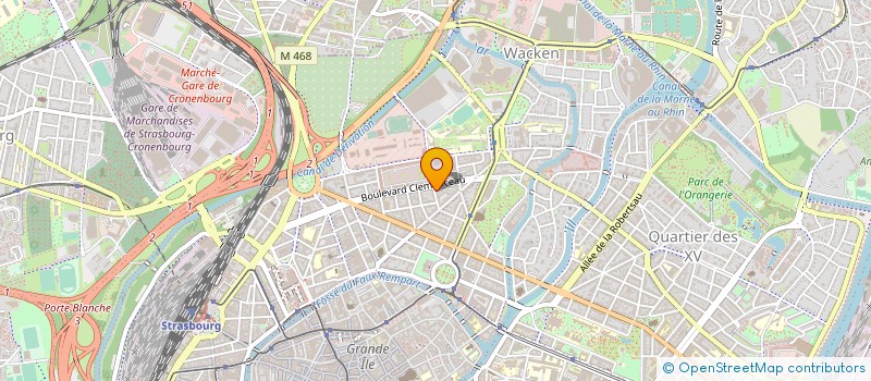 localisation de l'entreprise EFFICIENCE SERVICES SARL à STRASBOURG