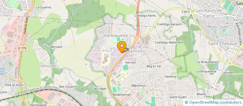 localisation de l'entreprise EFFICIENCE SYNERGIES à VANNES