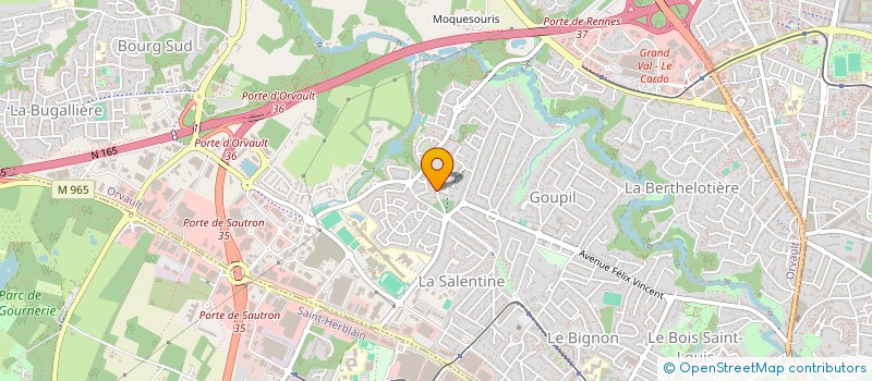 localisation de l'entreprise EFFICIENSEE à ORVAULT