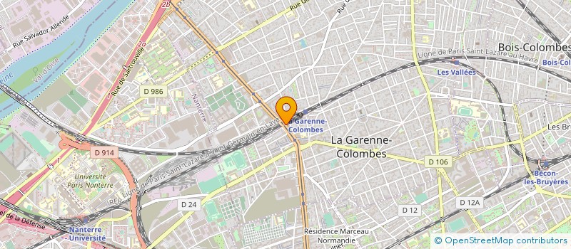 localisation de l'entreprise EFFICIENT IP à LA GARENNE-COLOMBES