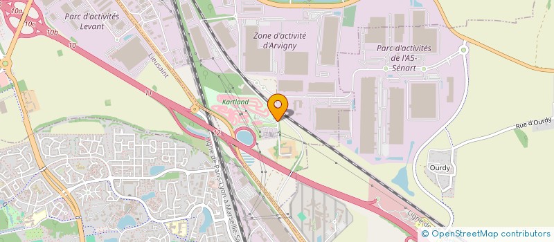 localisation de l'entreprise EFFICIENTIS à MOISSY-CRAMAYEL