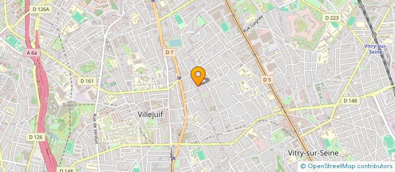 localisation de l'entreprise EFFICIO à VITRY-SUR-SEINE