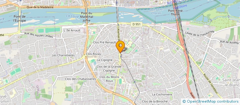 localisation de l'entreprise EFFICIO à ORLEANS