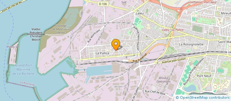localisation de l'entreprise EFFICIO à LA ROCHELLE