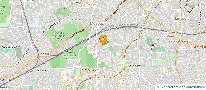 localisation de l'entreprise EFFICIO  TALENCE