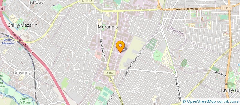 localisation de l'entreprise EFFICIO CONSULTING à MORANGIS