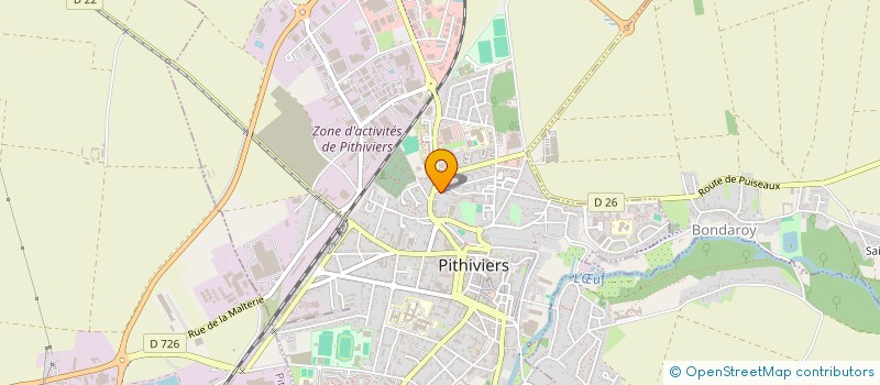 localisation de l'entreprise EFFICIO PATRIMOINE  PITHIVIERS