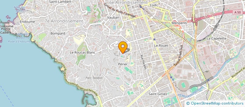 localisation de l'entreprise EFFICORP  MARSEILLE