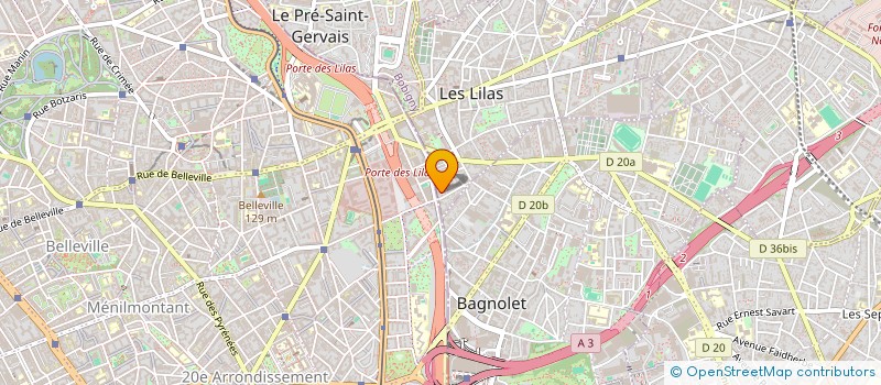 localisation de l'entreprise EFFICOST CONSULTING à LES LILAS