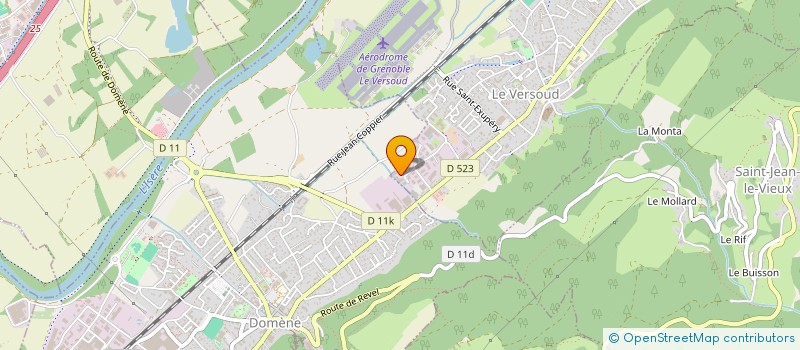 localisation de l'entreprise EFFICREA  LE VERSOUD