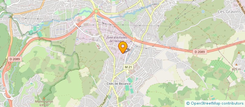 localisation de l'entreprise EFFIDENCE  ROMAGNAT