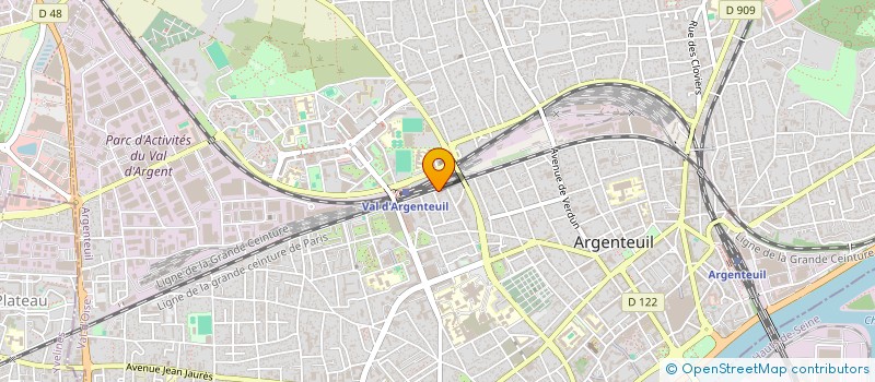 localisation de l'entreprise EFFIDISTRIB  ARGENTEUIL