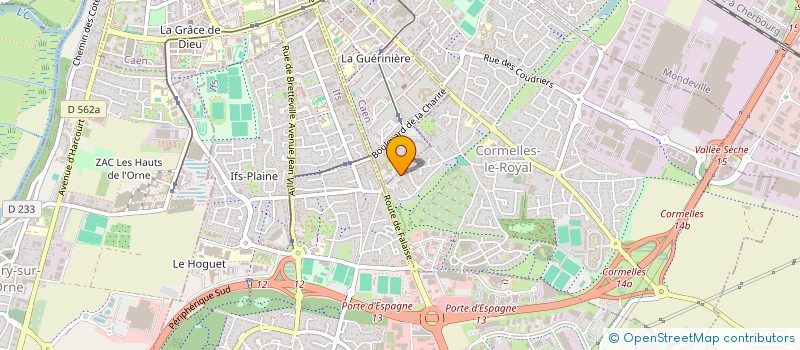 localisation de l'entreprise EFFIE  CORMELLES-LE-ROYAL